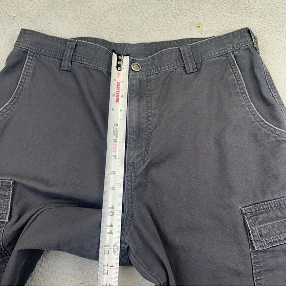 North Face Cargo Pants Men 34 Gray Canvas Cotton Outdoor Hiking Straight *32x28‎ - Picture 9 of 14